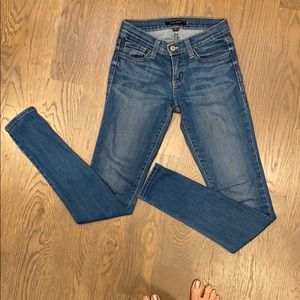 Flying Monkey Mid Rise Light Wash Jean